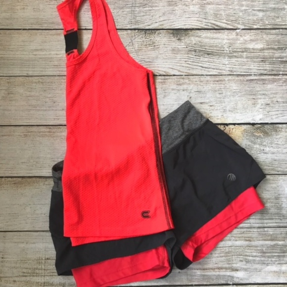 MPG Pants - {MPG} Workout Outfit - Racerback/Shorts